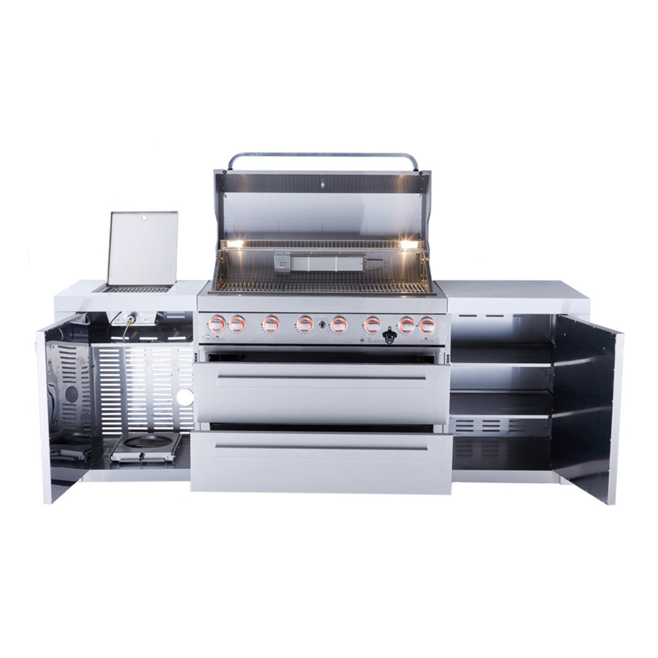 Mont Alpi 805 Deluxe BBQ Grill Island - MAi805-D