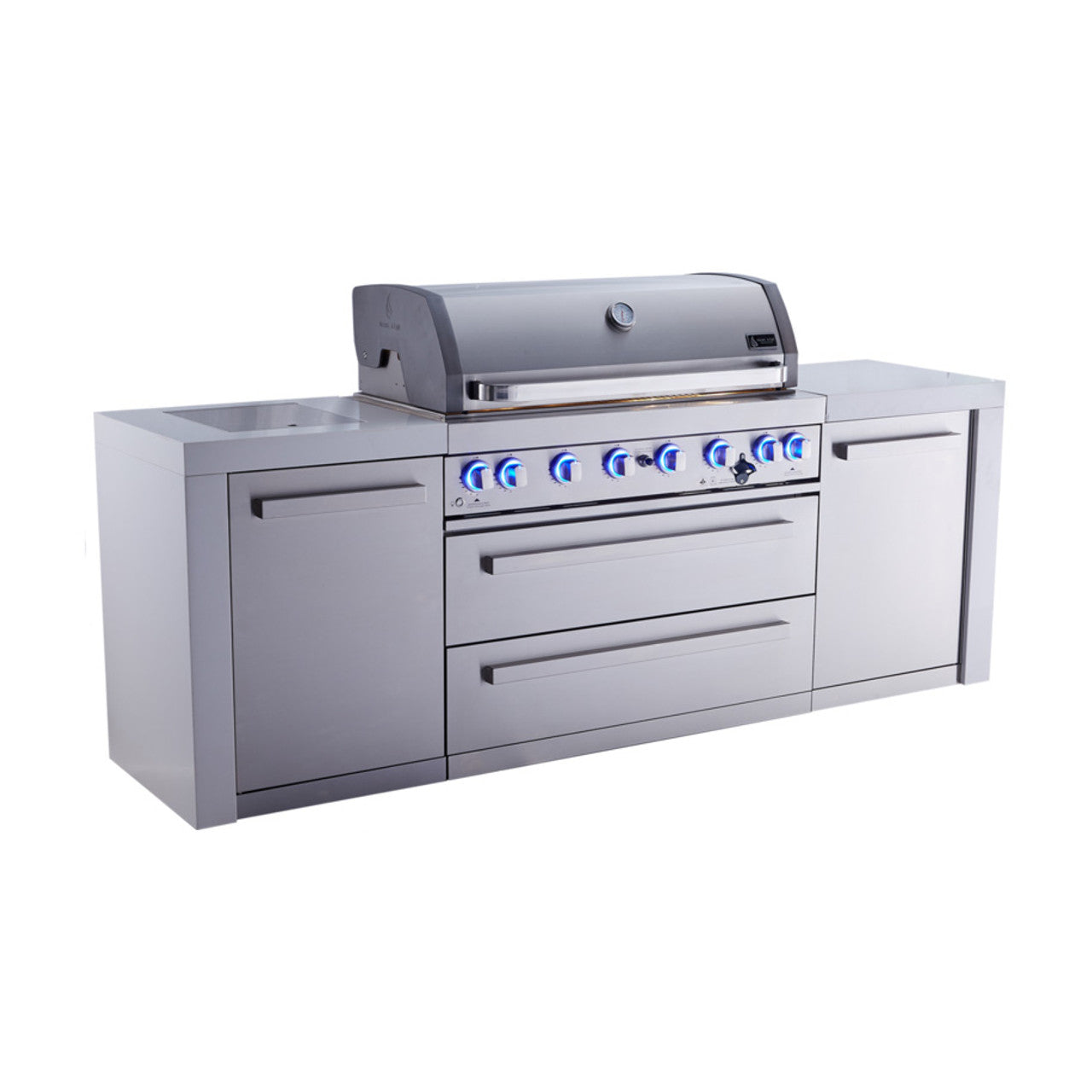 Mont Alpi 805 Deluxe BBQ Grill Island - MAi805-D