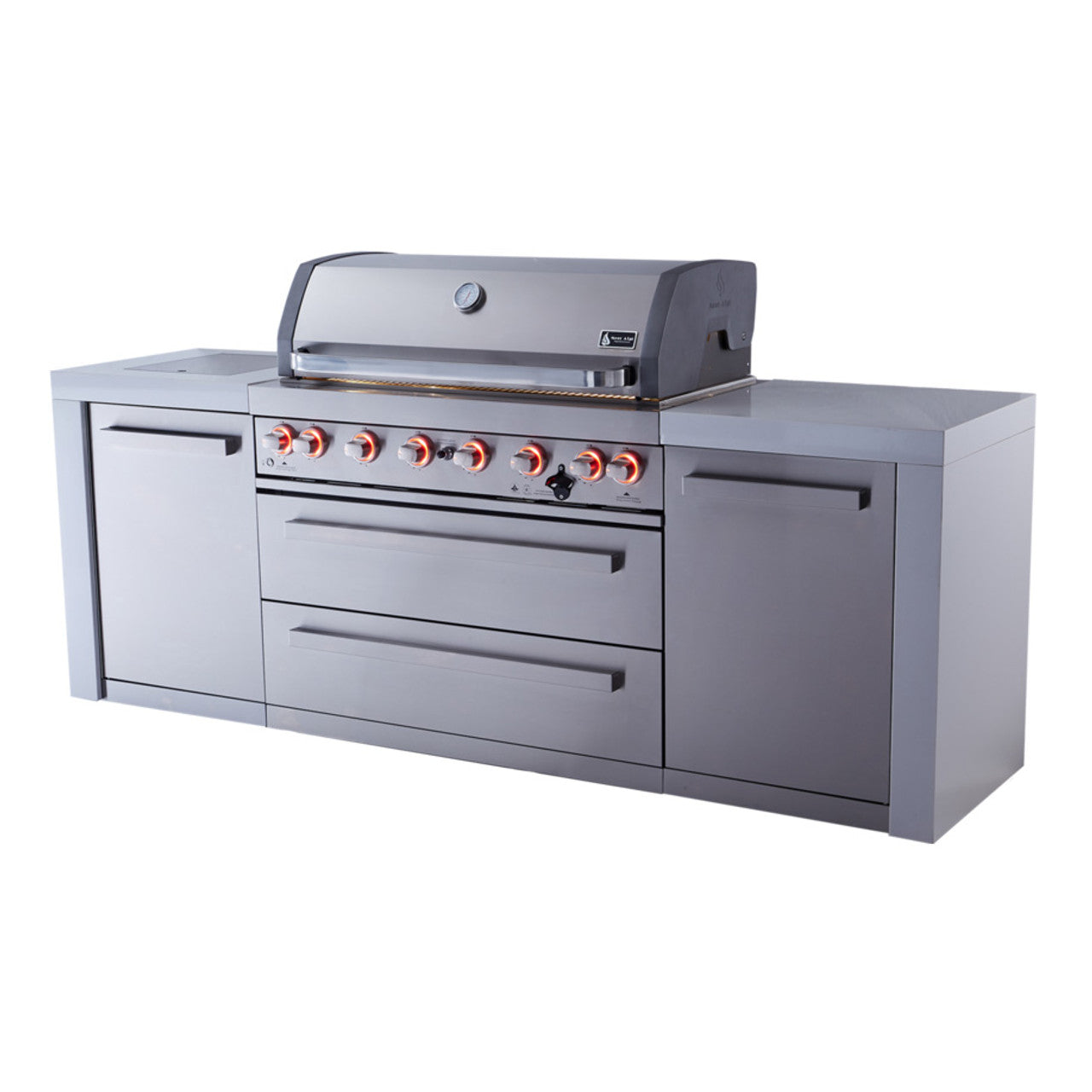 Mont Alpi 805 Deluxe BBQ Grill Island - MAi805-D