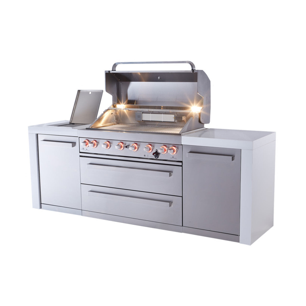 Mont Alpi 805 Deluxe BBQ Grill Island - MAi805-D