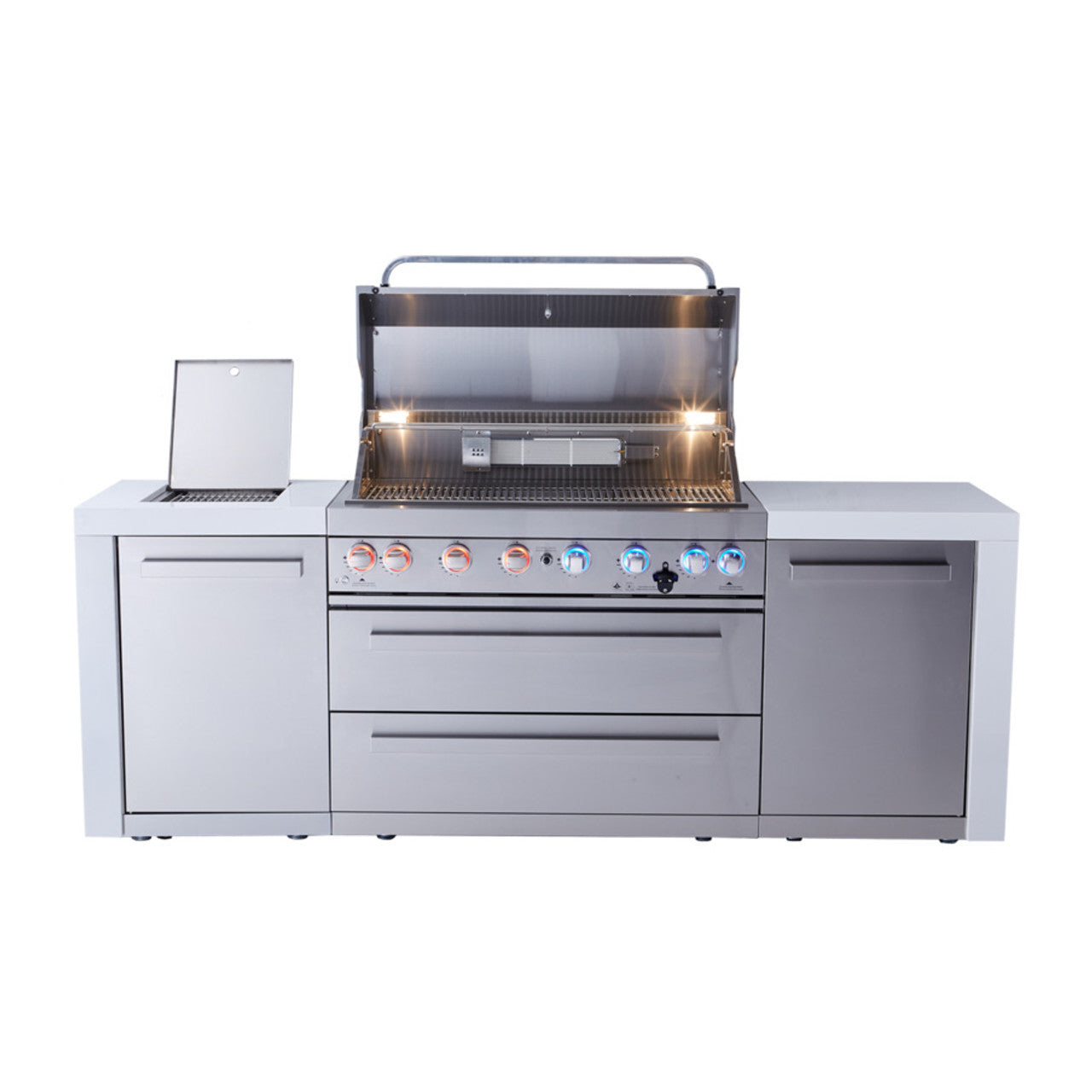 Mont Alpi 805 Deluxe BBQ Grill Island - MAi805-D