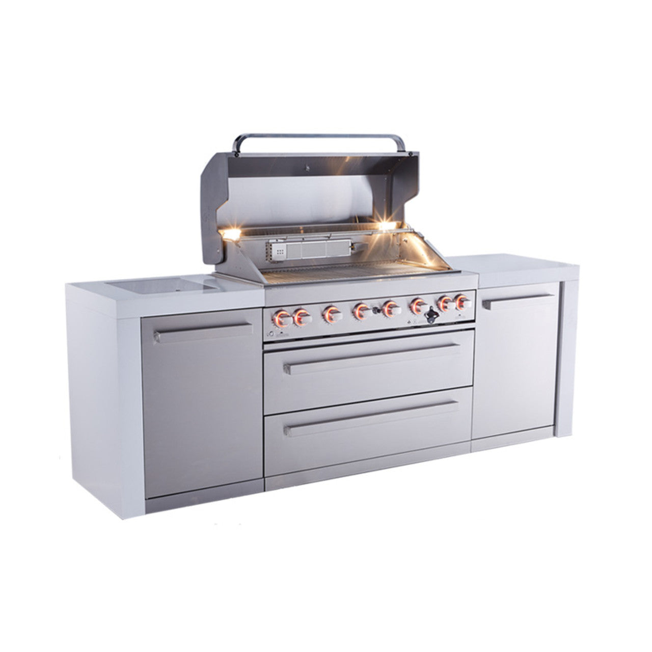 Mont Alpi 805 Deluxe BBQ Grill Island - MAi805-D
